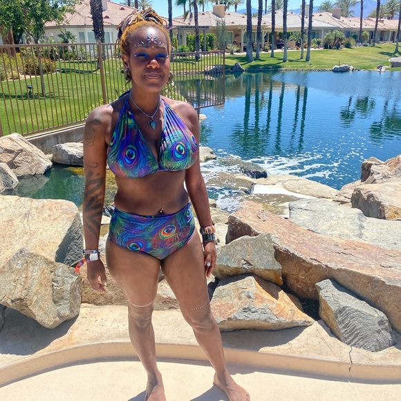 Peacock 3 piece festival set - Picture 7 of 15